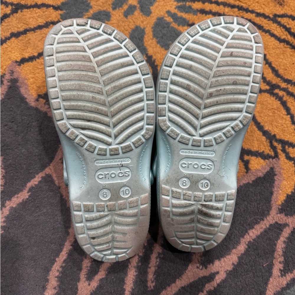 CROCS Baby Blue color Men’s size 10 Women’s size 8 - Picture 8 of 9